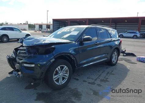2022 Ford Explorer Xlt из США, поврежденный, VIN 1FMSK7DH8NGB91351